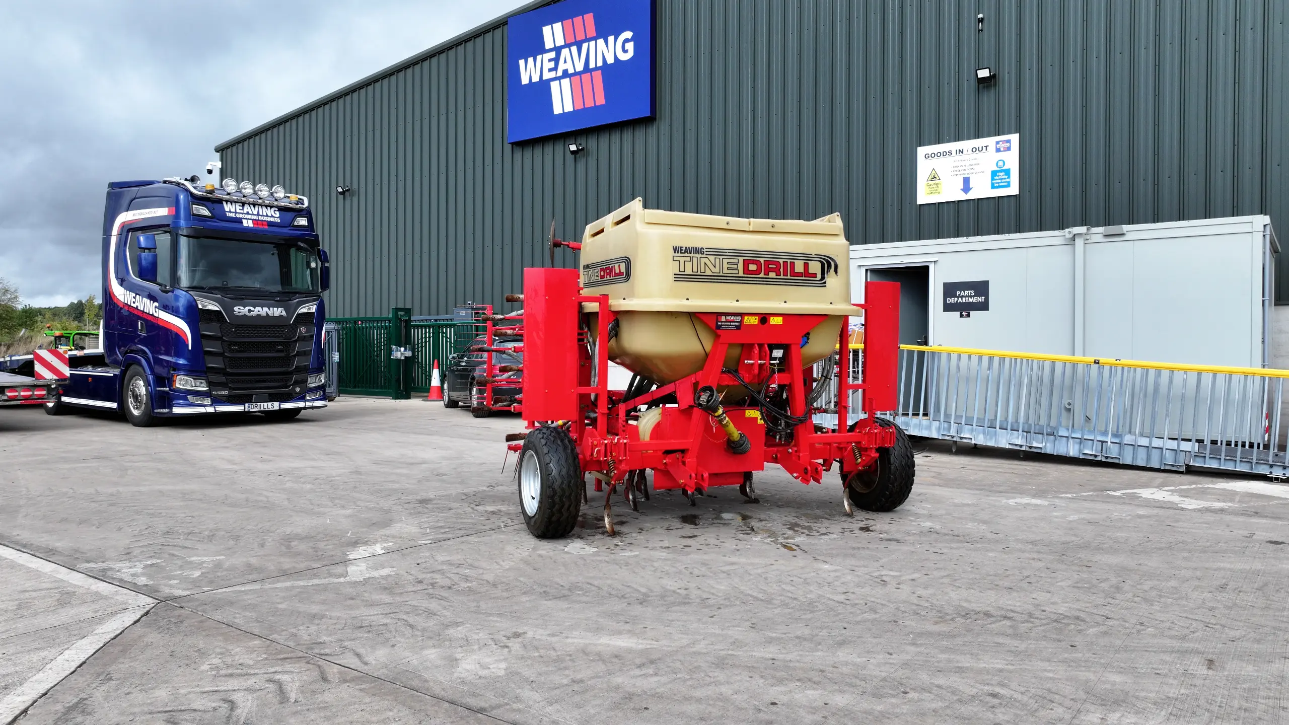 USED WEAVING TINE DRILL 4M
